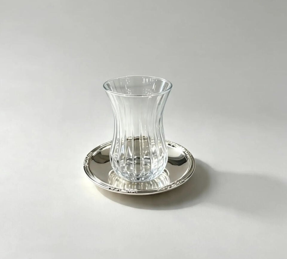 ÇAY TABAĞI VE BARDAĞI LOUISES DESEN