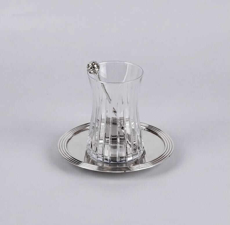 ÇAY TABAĞI VE BARDAĞI ÇİZGİ DESEN